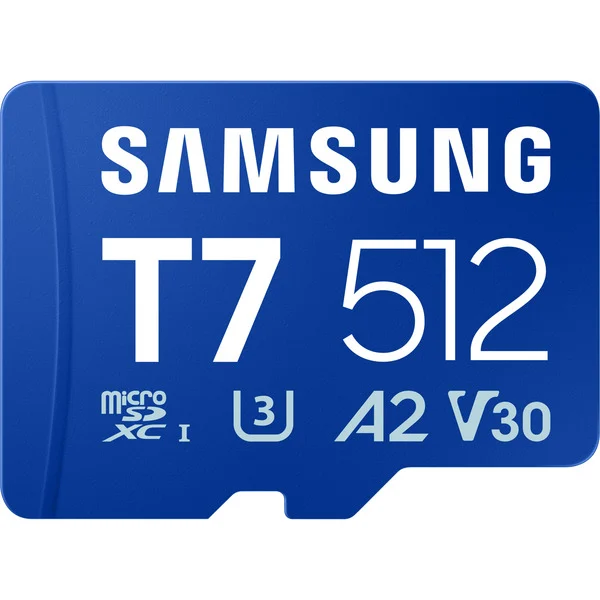 Samsung T7 microSDXC Card 512 GB Blue