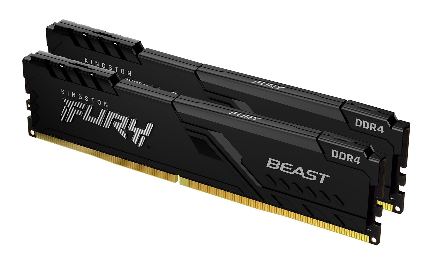 Kingston Technology FURY Beast 16GB 3200MT/s DDR4 CL16 DIMM (Kit of 2) Black KF432C16BBK2/16 Computer memory