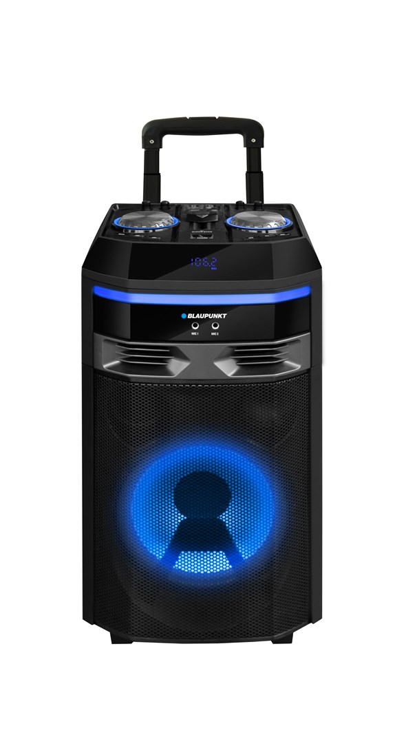 Blaupunkt PS6 45 W RMS Bluetooth Party Speaker with Wireless Mic