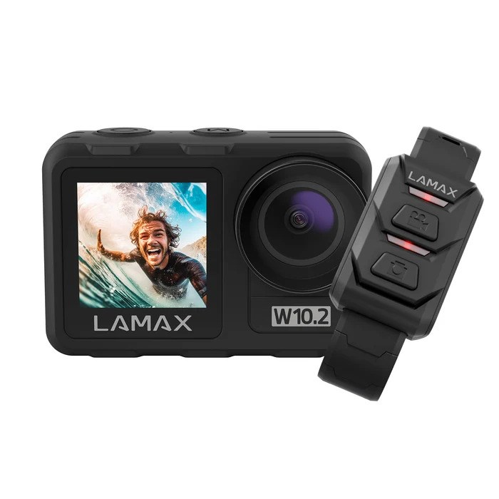 LAMAX W10.2 4K Action Camera with Dual Display