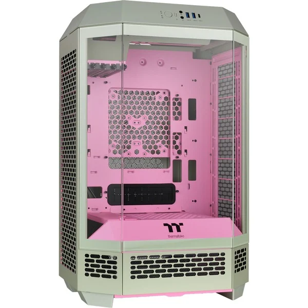 Thermaltake The Tower 300 Matcha Plum Computer case Light green / Pink Mini ITX / Micro ATX