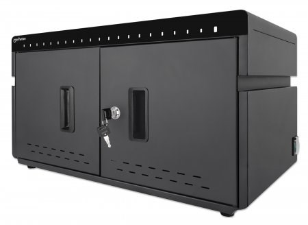 Manhattan 715959 Portable device charging cabinet Black