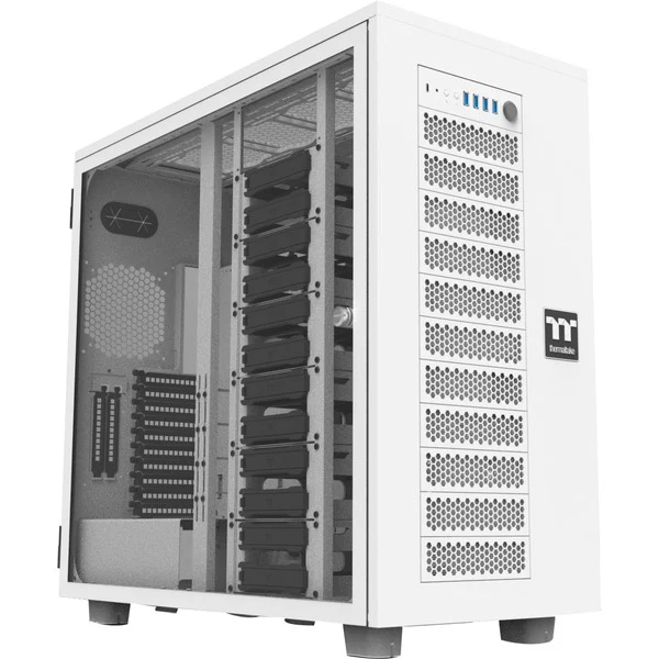 Thermaltake AX700 TG Snow PC Case White