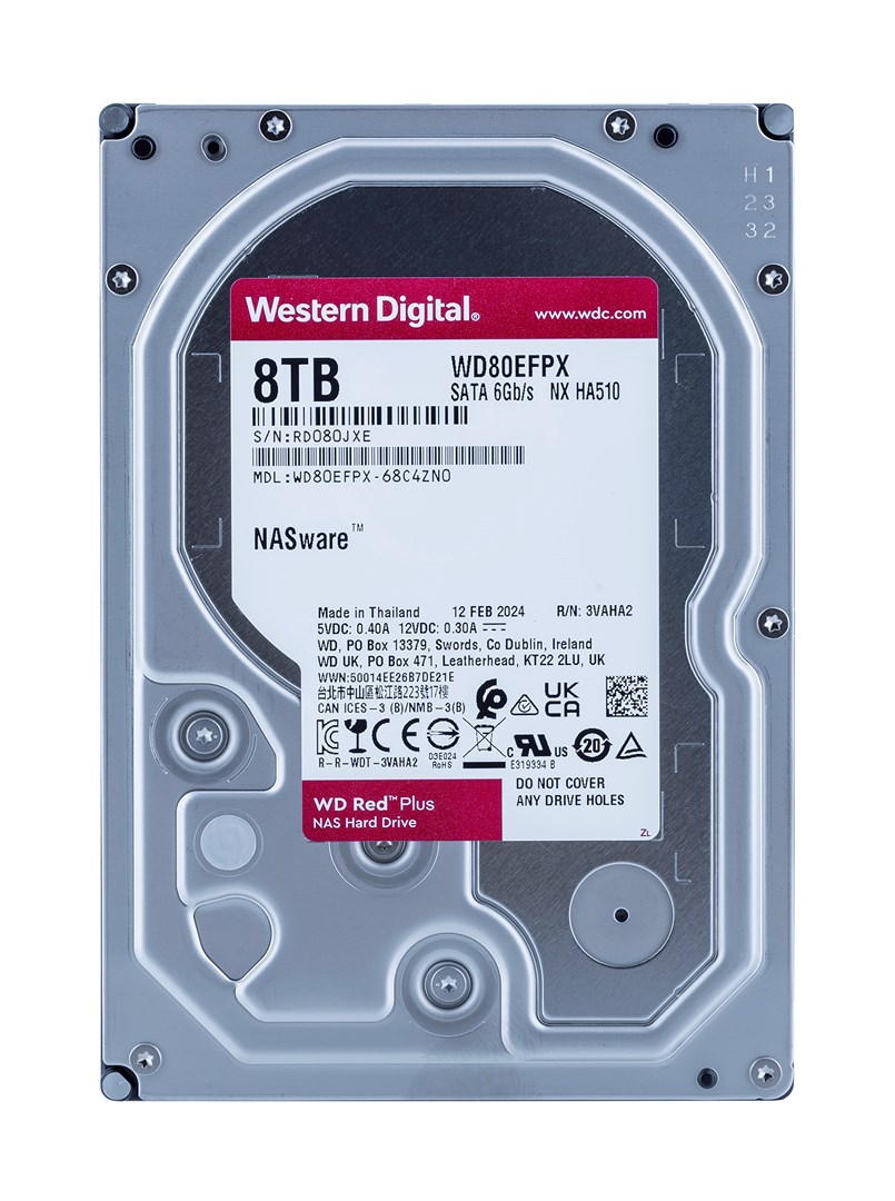 WD WD80EFPX 8 TB HDD 3.5-inch SATA III