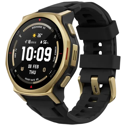 Amazfit T-Rex 3 Pro 44mm Gold (Black Silicone Strap)