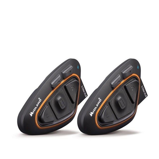 Motorbike Intercom Midland BTX1 PRO S-TWIN Headset Black