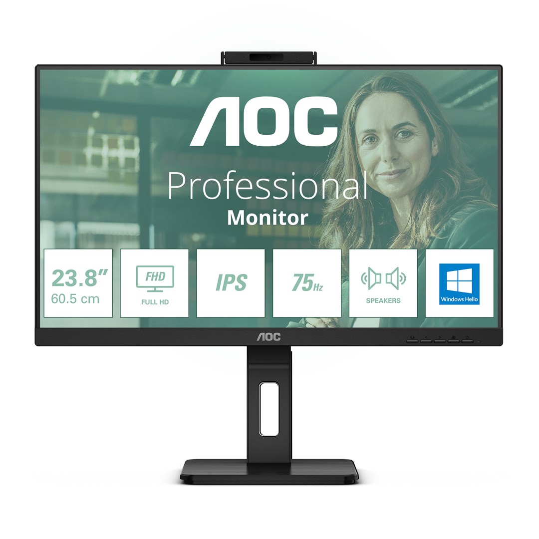 AOC 24P3CW Monitor Black