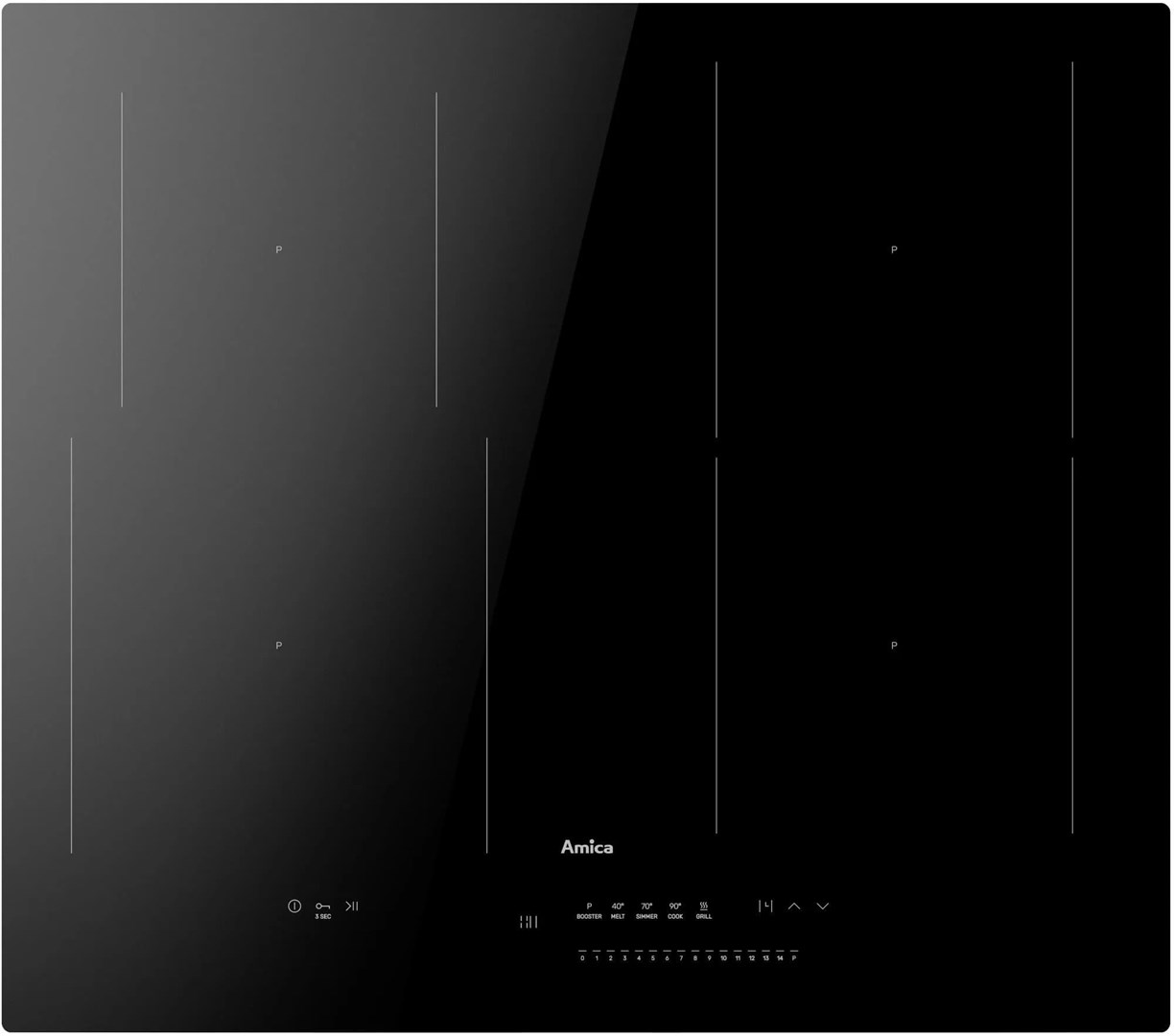 Amica PIM6541PHTSUN 3.0 Induction Hob