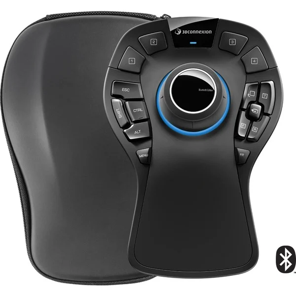 3DConnexion SpaceMouse Pro Wireless - Bluetooth Edition Mouse Black